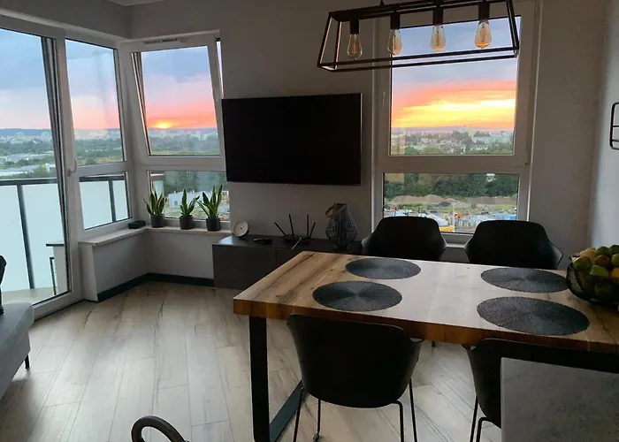 Comfort 10 Z Widokiem Na Zatoke Gdanska - Parking W Cenie Pobytu アパート *