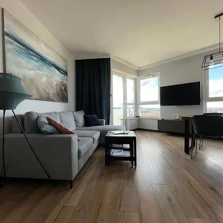 Apartament Comfort 10 Z Widokiem Na Zatoke Gdanska 3 Pokoje Parking, Silownia W Cenie Pobytu