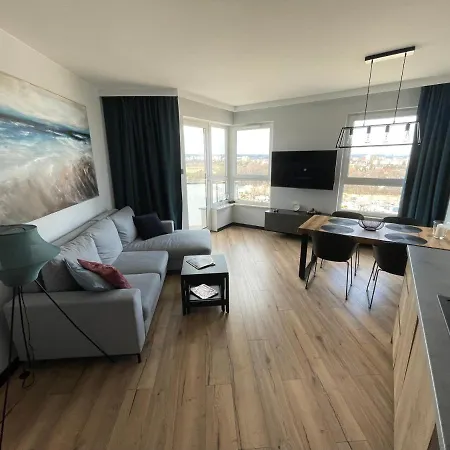 Apartament Comfort 10 Z Widokiem Na Zatoke Gdanska 3 Pokoje Parking, Silownia W Cenie Pobytu Lägenhet *